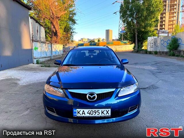 Синий Мазда 6, объемом двигателя 1.8 л и пробегом 250 тыс. км за 5500 $, фото 1 на Automoto.ua