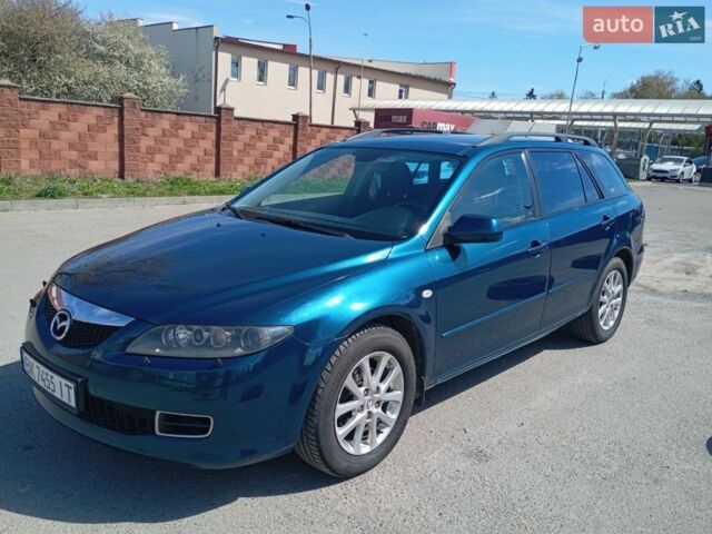 Синий Мазда 6, объемом двигателя 2 л и пробегом 239 тыс. км за 4800 $, фото 1 на Automoto.ua