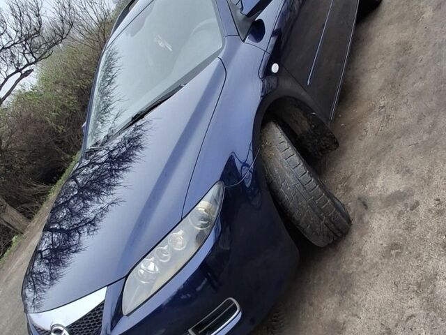 Синій Мазда 6, об'ємом двигуна 2 л та пробігом 238 тис. км за 6500 $, фото 1 на Automoto.ua