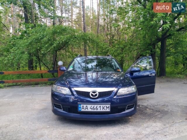 Синій Мазда 6, об'ємом двигуна 2 л та пробігом 320 тис. км за 5500 $, фото 1 на Automoto.ua