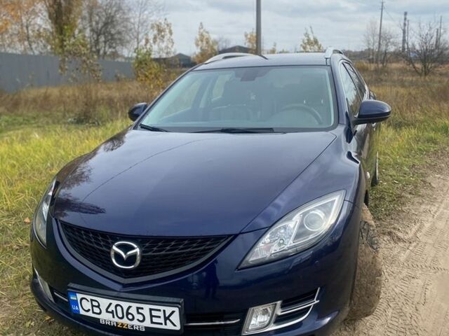 Синий Мазда 6, объемом двигателя 2 л и пробегом 270 тыс. км за 6400 $, фото 1 на Automoto.ua