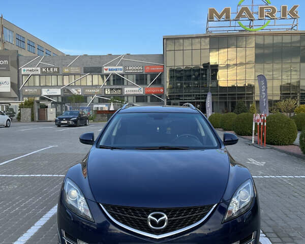Синий Мазда 6, объемом двигателя 2 л и пробегом 235 тыс. км за 7500 $, фото 1 на Automoto.ua