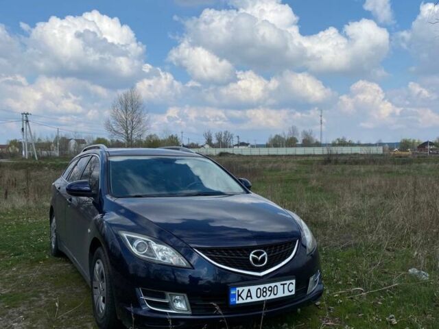 Синий Мазда 6, объемом двигателя 1.8 л и пробегом 217 тыс. км за 6500 $, фото 1 на Automoto.ua