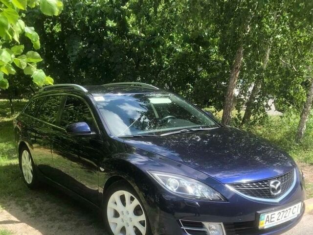 Синий Мазда 6, объемом двигателя 2 л и пробегом 166 тыс. км за 7500 $, фото 1 на Automoto.ua