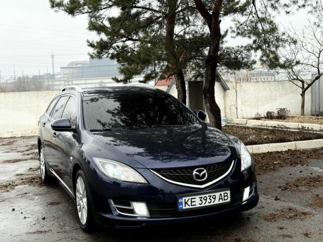 Синий Мазда 6, объемом двигателя 2 л и пробегом 255 тыс. км за 6999 $, фото 1 на Automoto.ua
