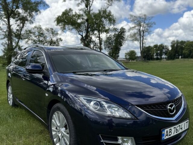 Синий Мазда 6, объемом двигателя 2 л и пробегом 257 тыс. км за 5800 $, фото 1 на Automoto.ua
