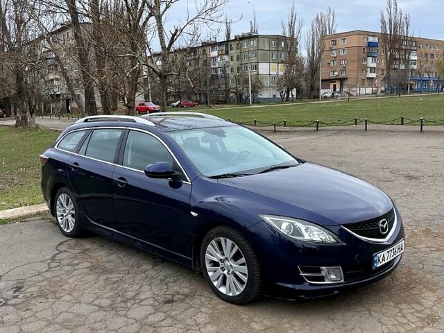 Синій Мазда 6, об'ємом двигуна 2 л та пробігом 220 тис. км за 5990 $, фото 1 на Automoto.ua