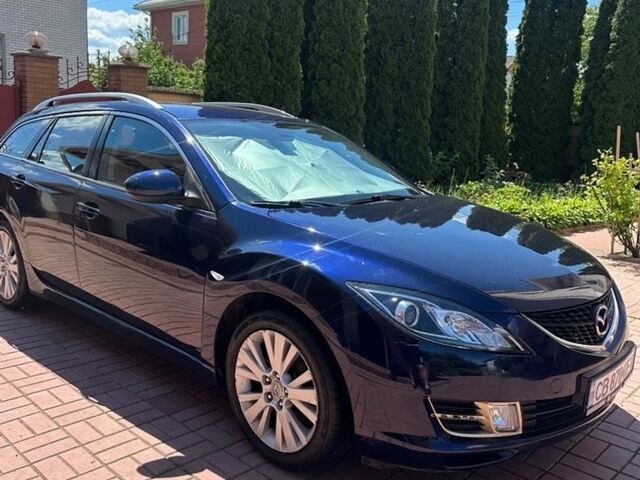 Синий Мазда 6, объемом двигателя 2 л и пробегом 227 тыс. км за 6550 $, фото 1 на Automoto.ua