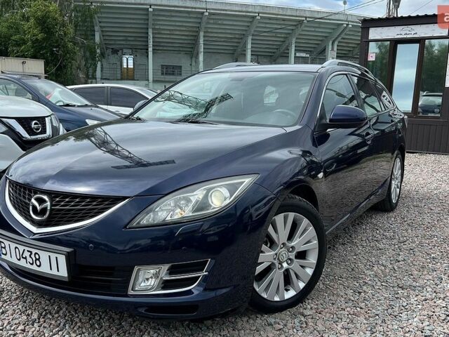 Синий Мазда 6, объемом двигателя 2 л и пробегом 151 тыс. км за 7300 $, фото 1 на Automoto.ua