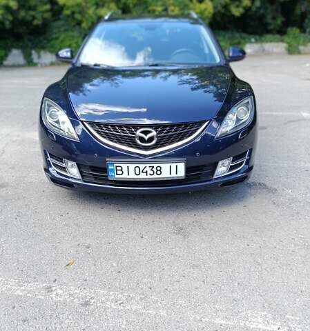 Синий Мазда 6, объемом двигателя 2 л и пробегом 151 тыс. км за 8000 $, фото 1 на Automoto.ua