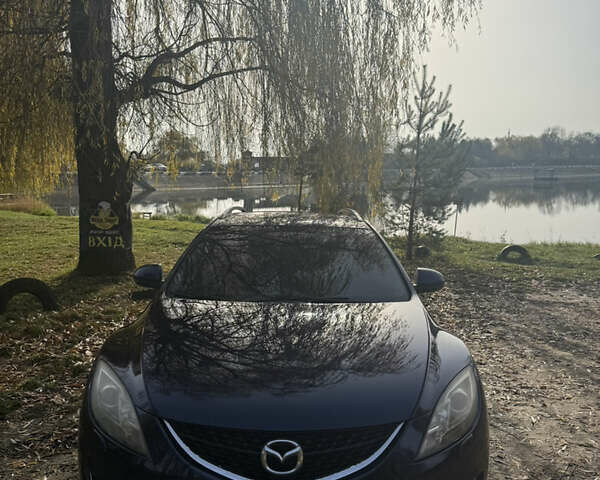 Синий Мазда 6, объемом двигателя 2 л и пробегом 303 тыс. км за 6800 $, фото 1 на Automoto.ua
