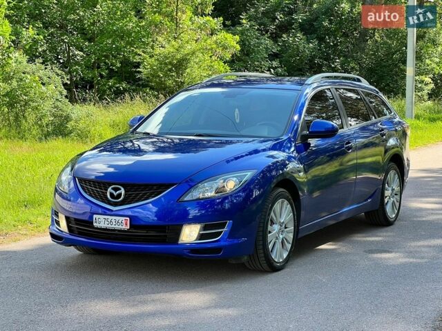 Синий Мазда 6, объемом двигателя 2 л и пробегом 206 тыс. км за 7950 $, фото 1 на Automoto.ua