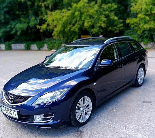 Синій Мазда 6, об'ємом двигуна 2 л та пробігом 150 тис. км за 7000 $, фото 1 на Automoto.ua