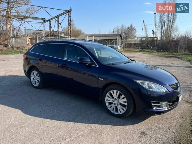Синий Мазда 6, объемом двигателя 1.8 л и пробегом 170 тыс. км за 7000 $, фото 1 на Automoto.ua