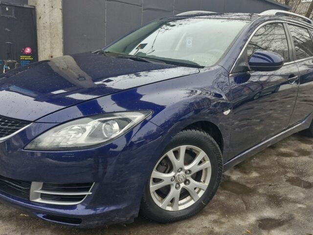 Синий Мазда 6, объемом двигателя 2 л и пробегом 307 тыс. км за 6100 $, фото 1 на Automoto.ua