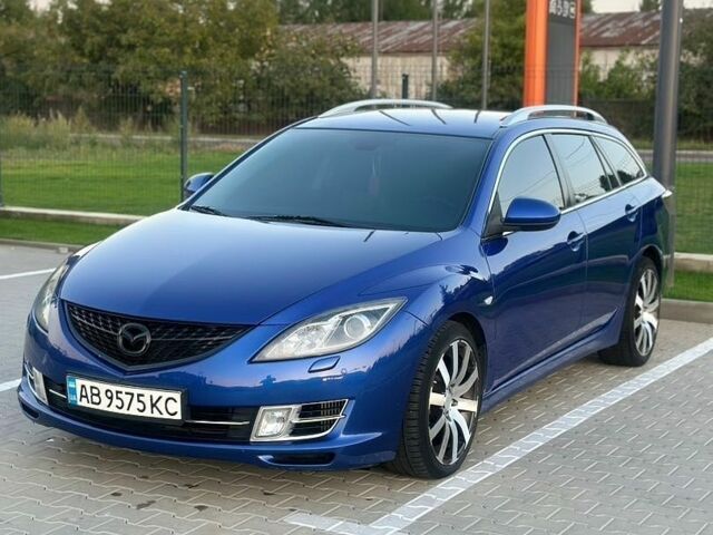 Синий Мазда 6, объемом двигателя 2.2 л и пробегом 323 тыс. км за 6750 $, фото 1 на Automoto.ua