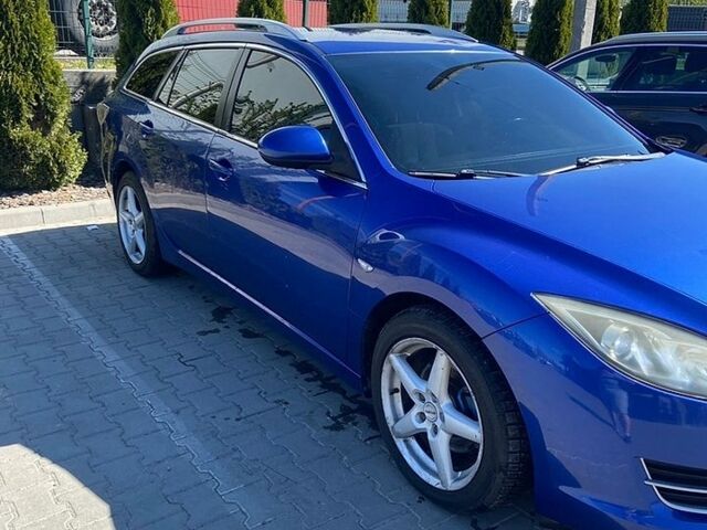 Синий Мазда 6, объемом двигателя 2 л и пробегом 276 тыс. км за 5900 $, фото 1 на Automoto.ua