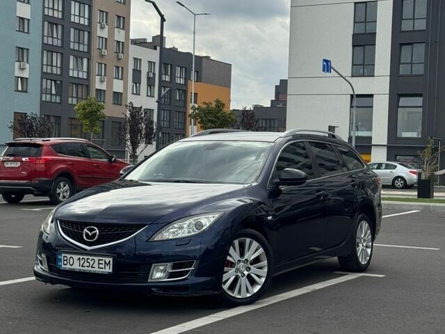 Синий Мазда 6, объемом двигателя 2 л и пробегом 223 тыс. км за 4950 $, фото 1 на Automoto.ua