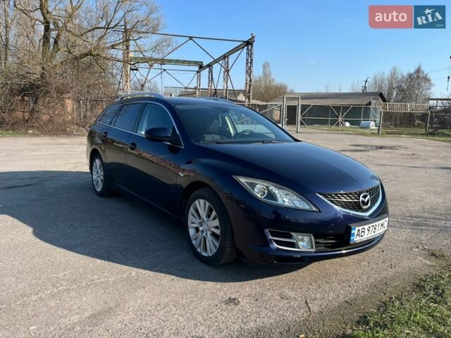 Синий Мазда 6, объемом двигателя 1.8 л и пробегом 170 тыс. км за 7000 $, фото 1 на Automoto.ua