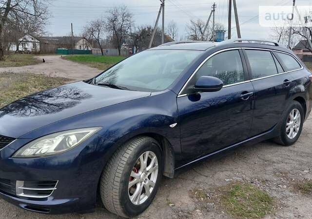 Синий Мазда 6, объемом двигателя 2 л и пробегом 265 тыс. км за 6999 $, фото 1 на Automoto.ua