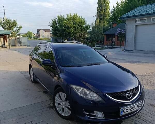 Синій Мазда 6, об'ємом двигуна 2 л та пробігом 292 тис. км за 6800 $, фото 1 на Automoto.ua