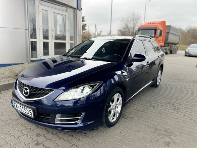 Синий Мазда 6, объемом двигателя 2 л и пробегом 340 тыс. км за 3450 $, фото 1 на Automoto.ua