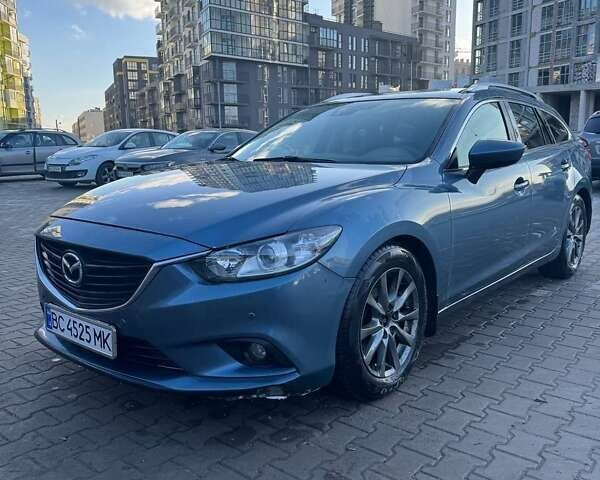Синій Мазда 6, об'ємом двигуна 2.2 л та пробігом 275 тис. км за 9799 $, фото 1 на Automoto.ua