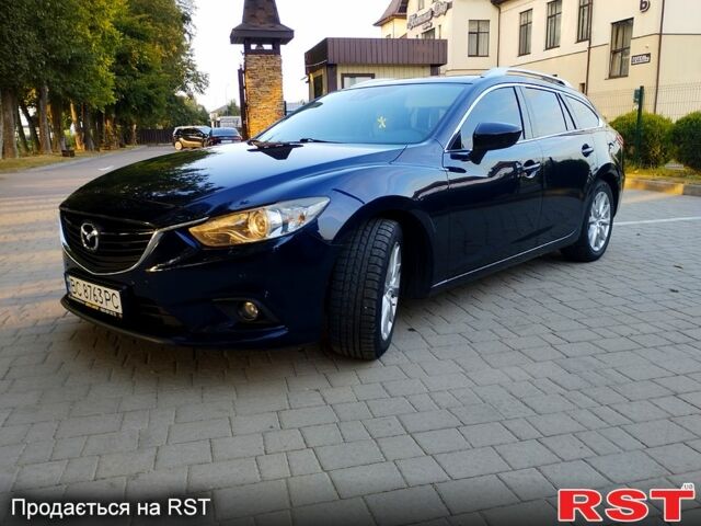Синий Мазда 6, объемом двигателя 2.2 л и пробегом 208 тыс. км за 12300 $, фото 1 на Automoto.ua