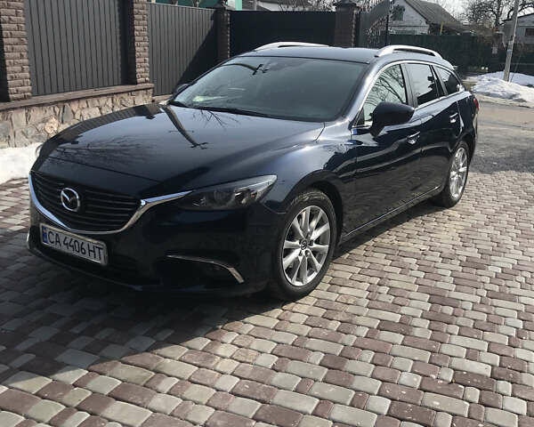 Синий Мазда 6, объемом двигателя 2.2 л и пробегом 185 тыс. км за 13500 $, фото 1 на Automoto.ua