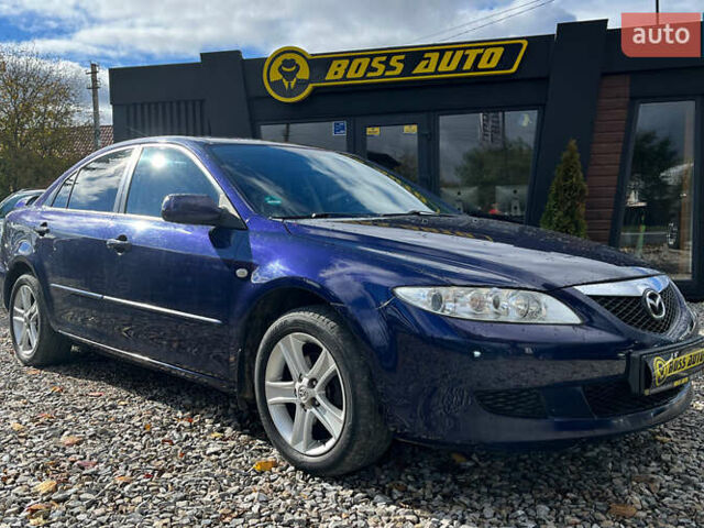 Синий Мазда 6, объемом двигателя 1.8 л и пробегом 199 тыс. км за 4400 $, фото 1 на Automoto.ua