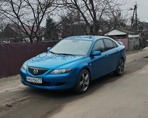 Синий Мазда 6, объемом двигателя 2 л и пробегом 340 тыс. км за 3700 $, фото 1 на Automoto.ua