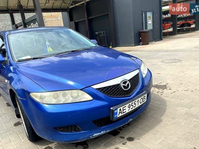 Синий Мазда 6, объемом двигателя 1.8 л и пробегом 313 тыс. км за 3500 $, фото 1 на Automoto.ua