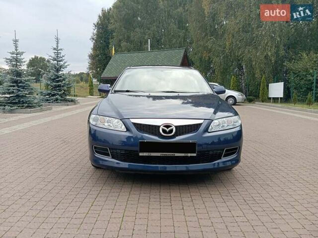 Синий Мазда 6, объемом двигателя 2 л и пробегом 300 тыс. км за 3900 $, фото 1 на Automoto.ua