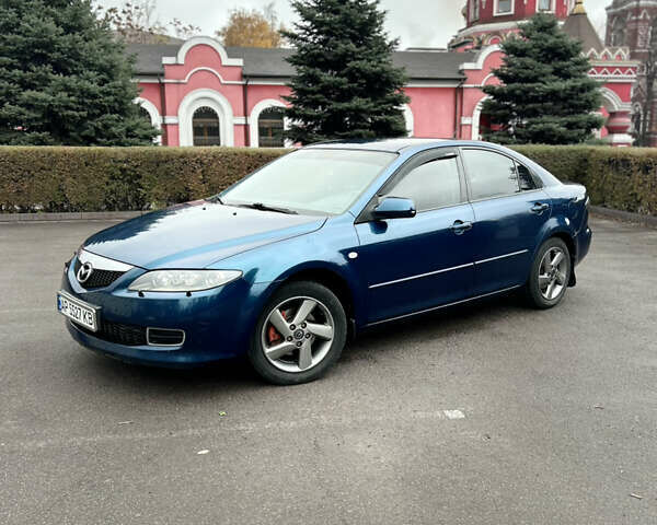 Синий Мазда 6, объемом двигателя 2 л и пробегом 177 тыс. км за 5500 $, фото 1 на Automoto.ua