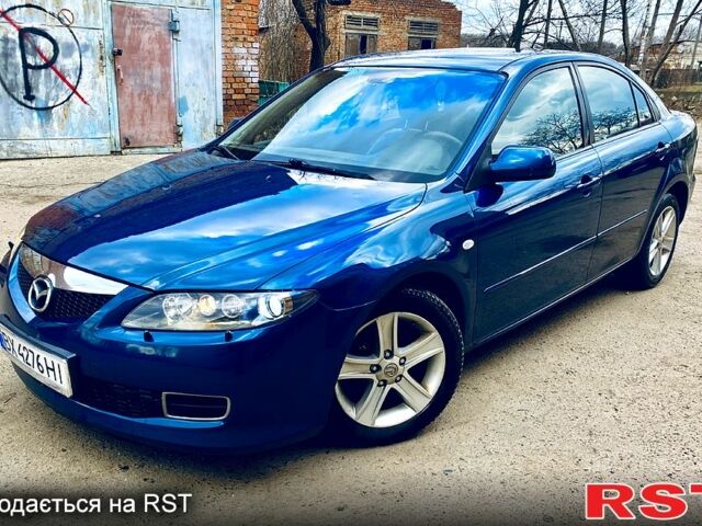 Синій Мазда 6, об'ємом двигуна 2 л та пробігом 200 тис. км за 5450 $, фото 1 на Automoto.ua