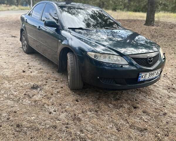 Зеленый Мазда 6, объемом двигателя 2 л и пробегом 375 тыс. км за 4500 $, фото 1 на Automoto.ua