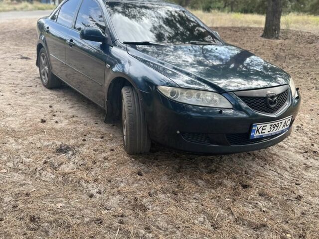 Зеленый Мазда 6, объемом двигателя 2 л и пробегом 375 тыс. км за 3800 $, фото 1 на Automoto.ua
