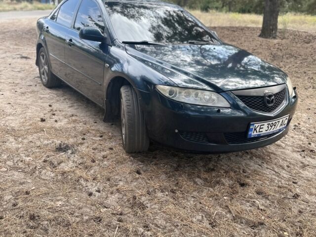 Зеленый Мазда 6, объемом двигателя 2 л и пробегом 375 тыс. км за 3800 $, фото 1 на Automoto.ua