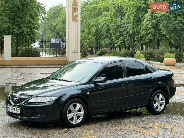Зеленый Мазда 6, объемом двигателя 2 л и пробегом 233 тыс. км за 3999 $, фото 1 на Automoto.ua