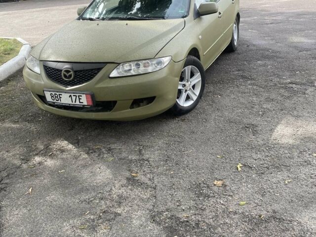 Зеленый Мазда 6, объемом двигателя 2 л и пробегом 309 тыс. км за 1600 $, фото 1 на Automoto.ua