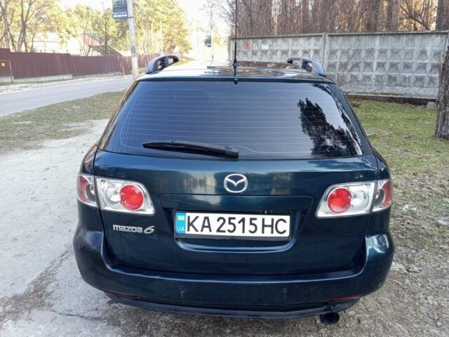 Зелений Мазда 6, об'ємом двигуна 2 л та пробігом 552 тис. км за 3500 $, фото 1 на Automoto.ua