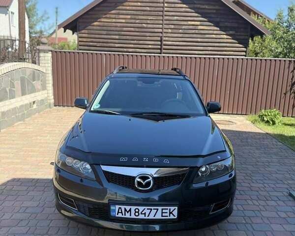 Зеленый Мазда 6, объемом двигателя 1.8 л и пробегом 228 тыс. км за 5555 $, фото 1 на Automoto.ua