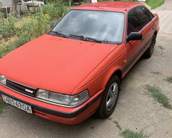 Красный Мазда 626, объемом двигателя 2 л и пробегом 480 тыс. км за 1450 $, фото 1 на Automoto.ua