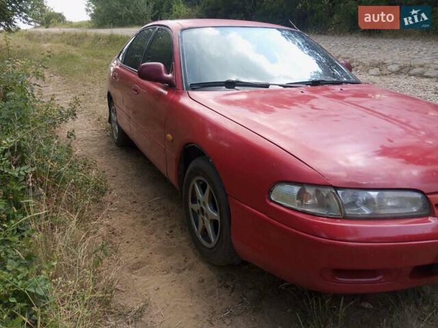 Красный Мазда 626, объемом двигателя 1.84 л и пробегом 111 тыс. км за 1750 $, фото 1 на Automoto.ua