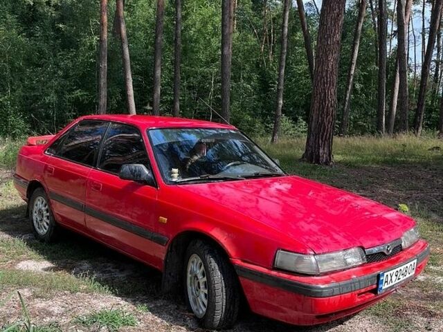 Красный Мазда 626, объемом двигателя 2 л и пробегом 10 тыс. км за 850 $, фото 1 на Automoto.ua