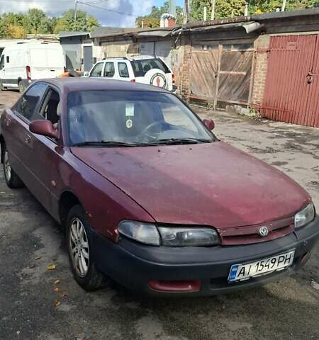 Красный Мазда 626, объемом двигателя 1.99 л и пробегом 380 тыс. км за 1500 $, фото 1 на Automoto.ua