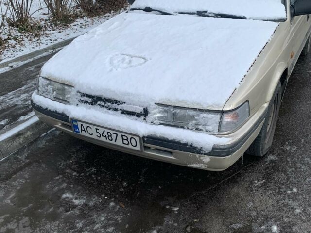 Серый Мазда 626, объемом двигателя 2.2 л и пробегом 450 тыс. км за 1200 $, фото 1 на Automoto.ua
