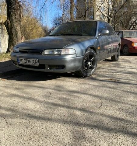 Серый Мазда 626, объемом двигателя 2 л и пробегом 440 тыс. км за 1500 $, фото 1 на Automoto.ua
