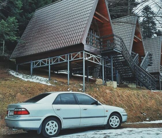 Серый Мазда 626, объемом двигателя 2 л и пробегом 287 тыс. км за 2800 $, фото 1 на Automoto.ua