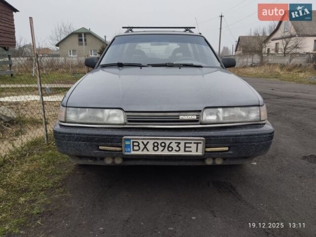 Серый Мазда 626, объемом двигателя 2.2 л и пробегом 350 тыс. км за 1100 $, фото 1 на Automoto.ua